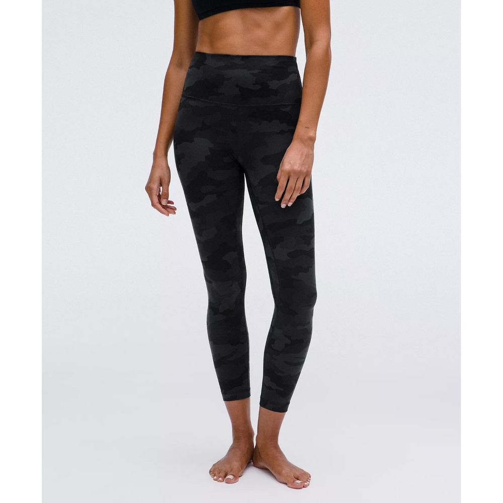 Lululemon Leggings Align High Rise 25" Heritage 365 Camo Deep Coal Multi Size 10 - Picture 2 of 13